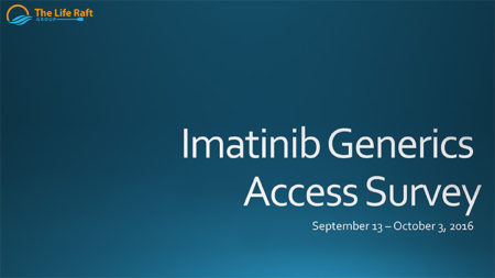 Imatinib Generics Access Survey