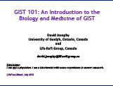 GIST 101: An Introduction to the Biology and Medicine of GIST