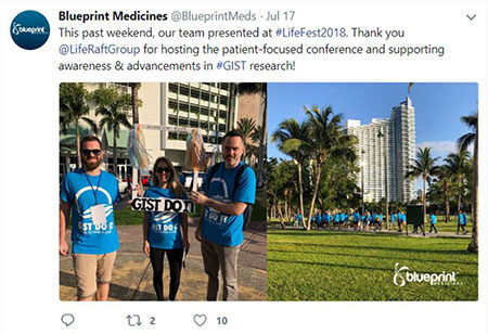 Blueprint Medicine Walks to Find a Cure at Life Fest, Miami