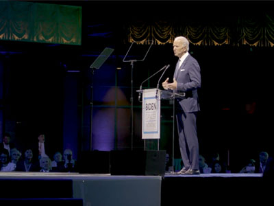 VP Joe Biden onstage speaking