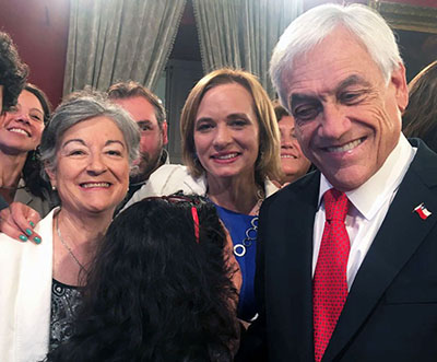 President Piñera, Piga Fernandez, Carolina Goic
