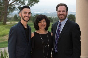 Merak Melikian, Debra Melikian, and Dr. Jason Sicklick