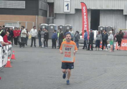 Joel Salazar, a Chilean GIST patient, is running marathons to raise awareness of the need for GIST to be codified and approved as a pathology by the health system in Chile.