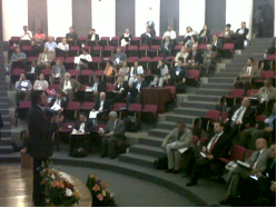 Rodrigo Salas at the Ordinary Session of the Mexican Academy of Faculties of Medicine