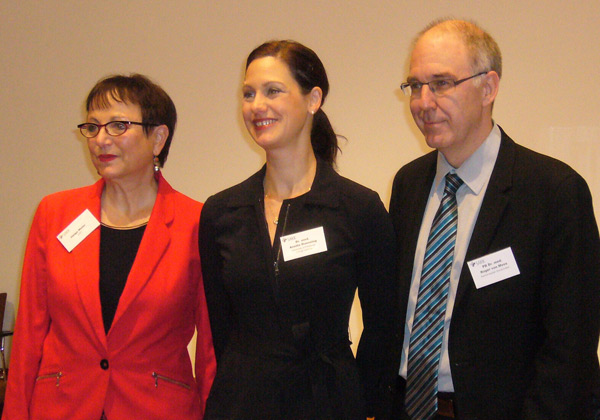 From left to right: Helga Meier, Anette Duensing, and Roger von Moos