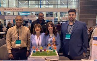 The LRG's booth at ASCO 2019