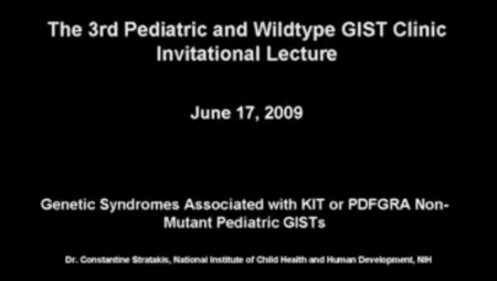 GIST Clinic Lecture Dr. Stratakis