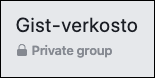 Private Finnish Facebook Group for GIST Patients