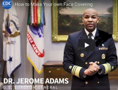 Dr. Jerome Adams Shares How to Create a Face Covering