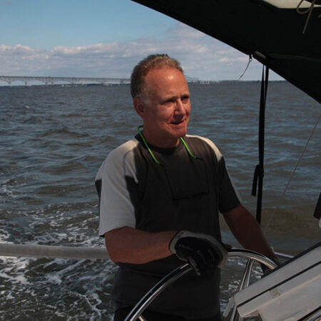 Bill Borwegen sailing